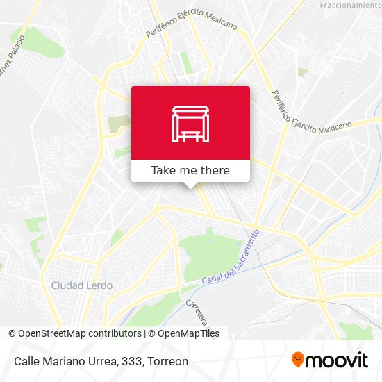 Mapa de Calle Mariano Urrea, 333