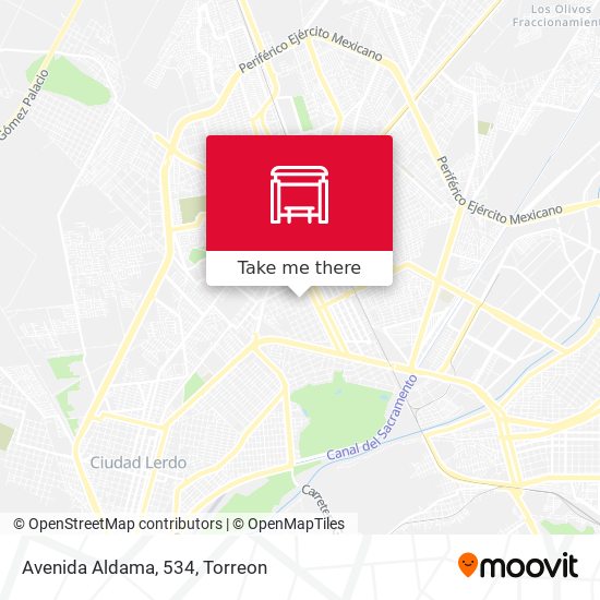 Mapa de Avenida Aldama, 534