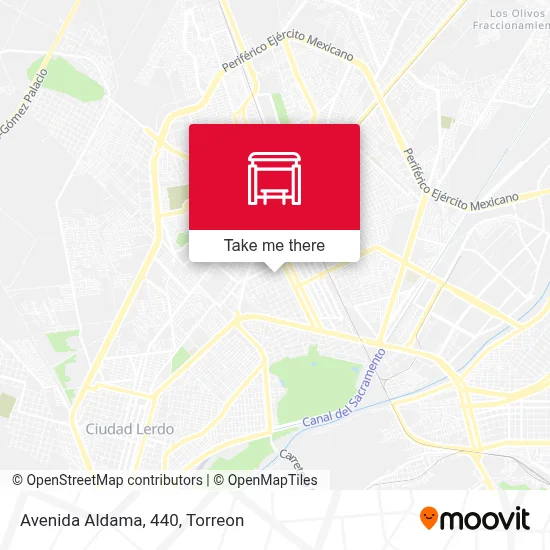 Avenida Aldama, 440 map
