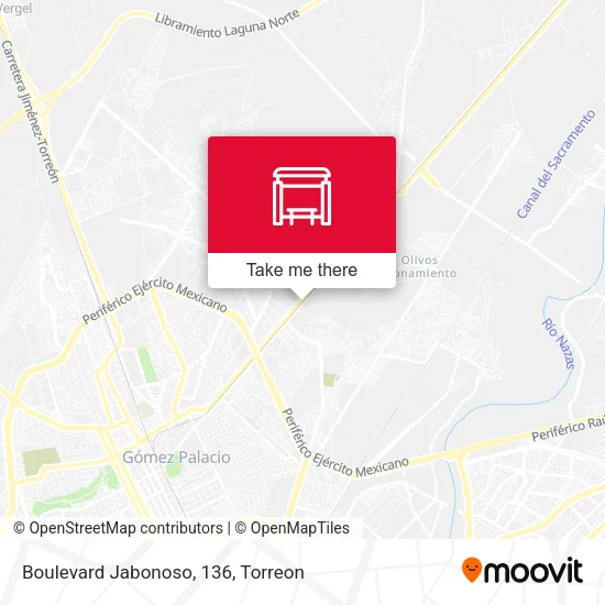Mapa de Boulevard Jabonoso, 136