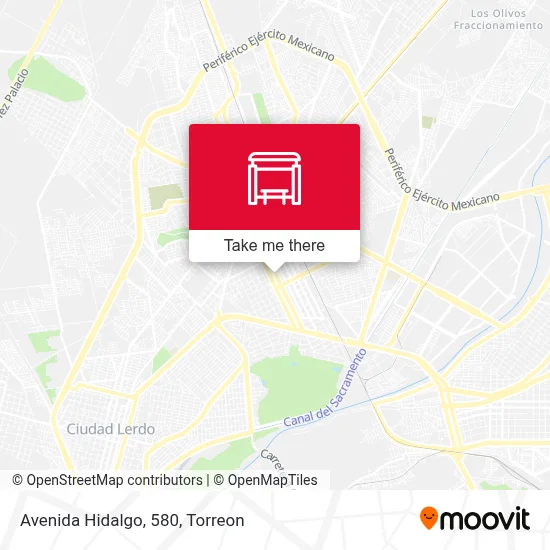Avenida Hidalgo, 580 map