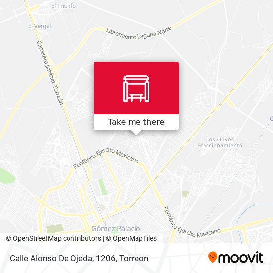 Calle Alonso De Ojeda, 1206 map