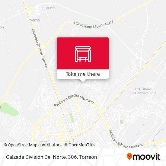 Mapa de Calzada División Del Norte, 306