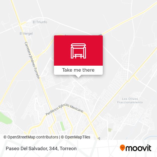 Paseo Del Salvador, 344 map