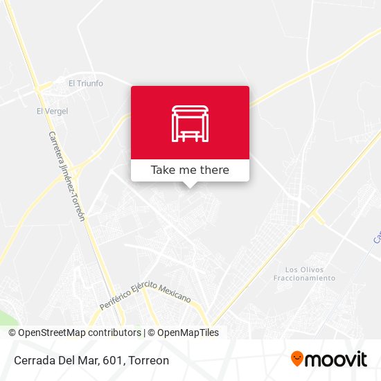 Mapa de Cerrada Del Mar, 601