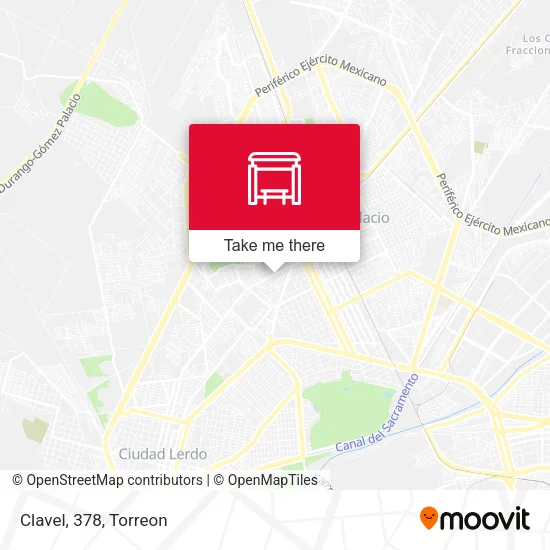 Clavel, 378 map