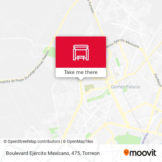 Boulevard Ejército Mexicano, 475 map