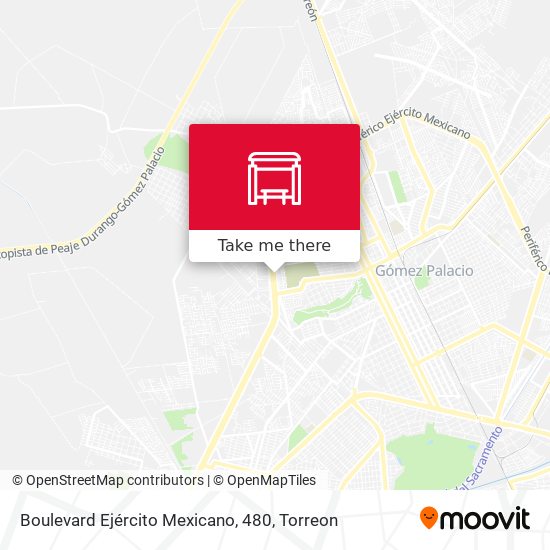 Mapa de Boulevard Ejército Mexicano, 480
