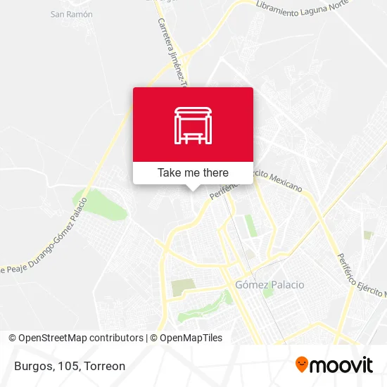 Burgos, 105 map