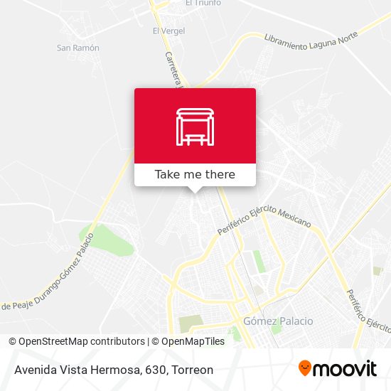 Avenida Vista Hermosa, 630 map