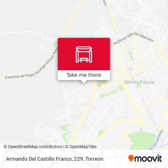 Armando Del Castillo Franco, 229 map