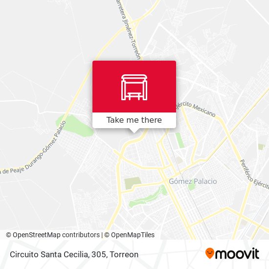 Circuito Santa Cecilia, 305 map