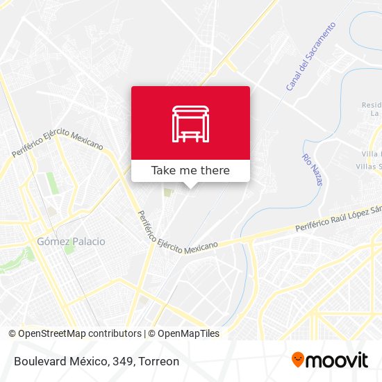 Boulevard México, 349 map