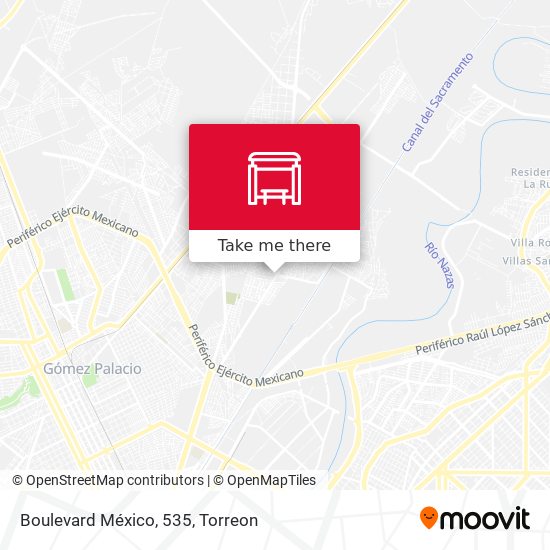 Mapa de Boulevard México, 535
