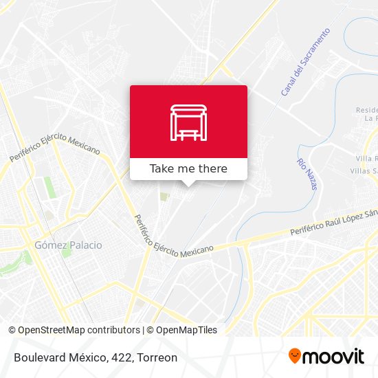 Boulevard México, 422 map