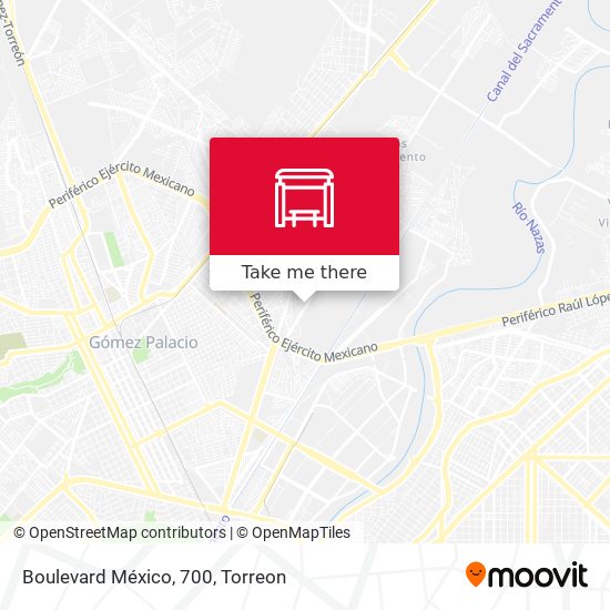 Boulevard México, 700 map