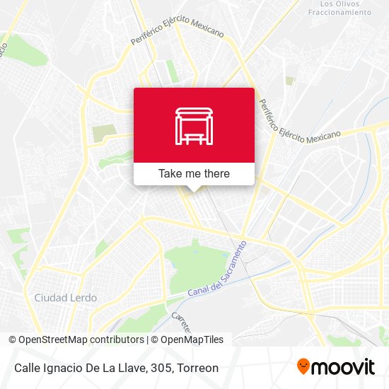 Calle Ignacio De La Llave, 305 map