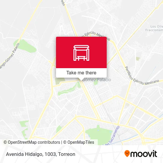 Avenida Hidalgo, 1003 map