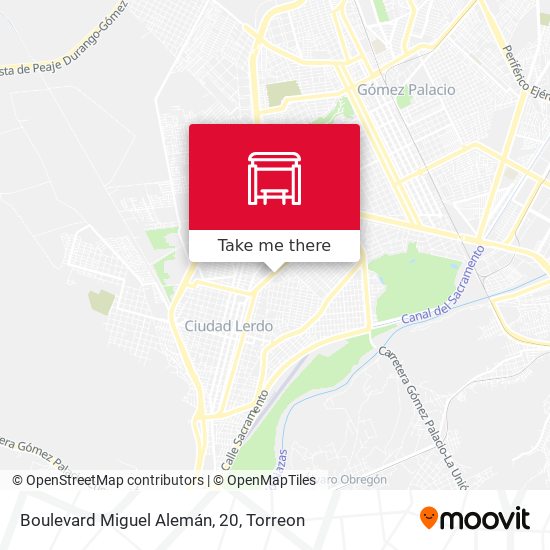 Boulevard Miguel Alemán, 20 map