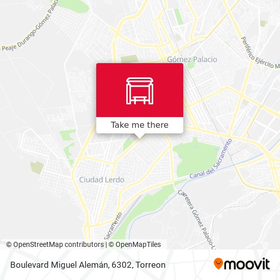 Boulevard Miguel Alemán, 6302 map