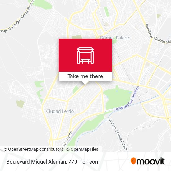 Boulevard Miguel Alemán, 770 map