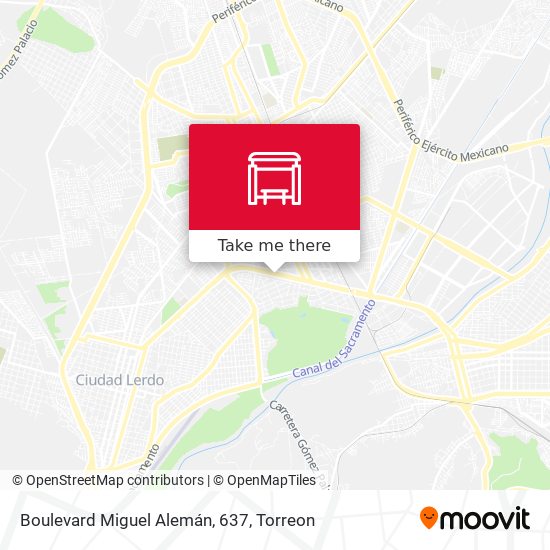 Boulevard Miguel Alemán, 637 map