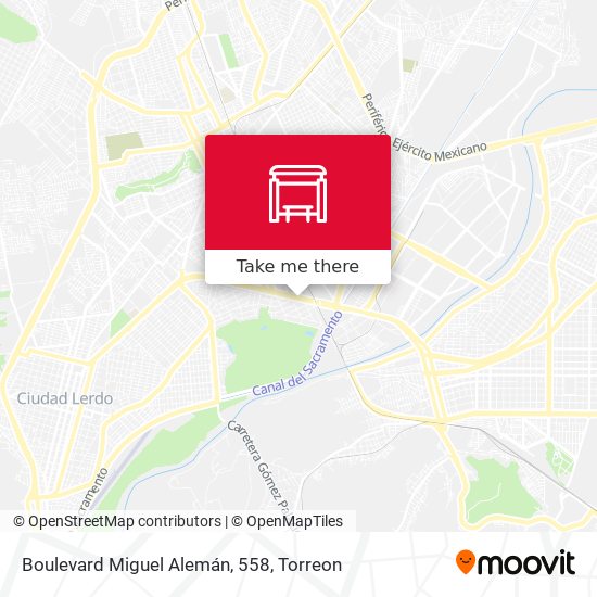 Mapa de Boulevard Miguel Alemán, 558