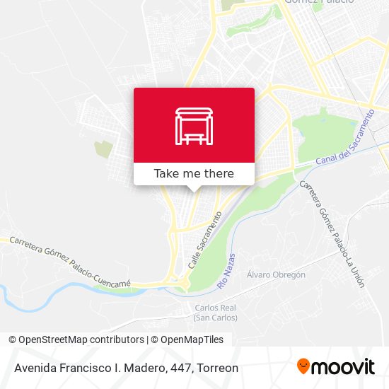 Mapa de Avenida Francisco I. Madero, 447