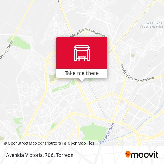 Mapa de Avenida Victoria, 706