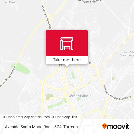 Avenida Santa María Rosa, 374 map