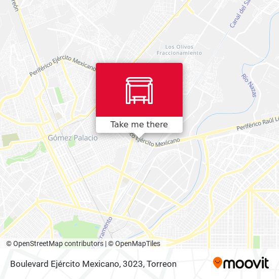 Mapa de Boulevard Ejército Mexicano, 3023