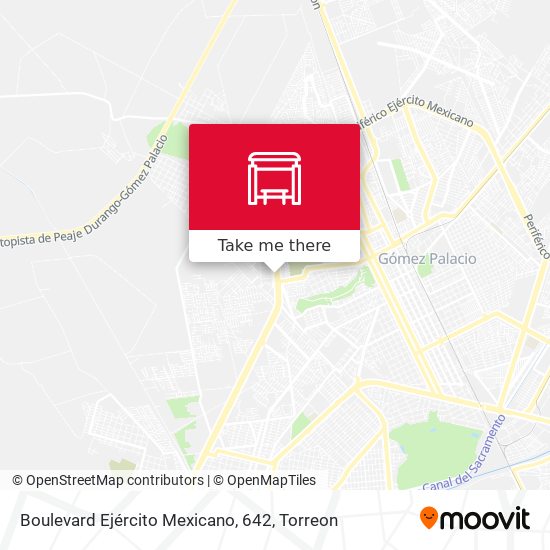 Boulevard Ejército Mexicano, 642 map