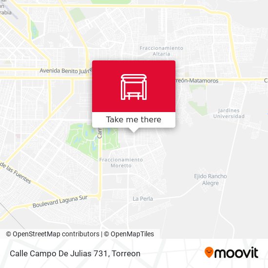 Mapa de Calle Campo De Julias 731