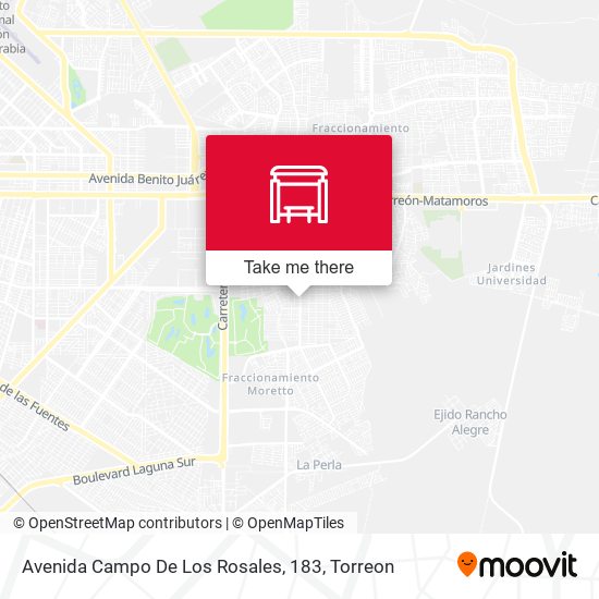Avenida Campo De Los Rosales, 183 map