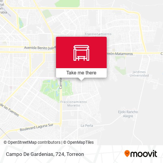 Mapa de Campo De Gardenias, 724