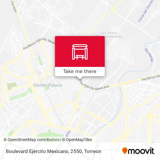 Boulevard Ejército Mexicano, 2550 map