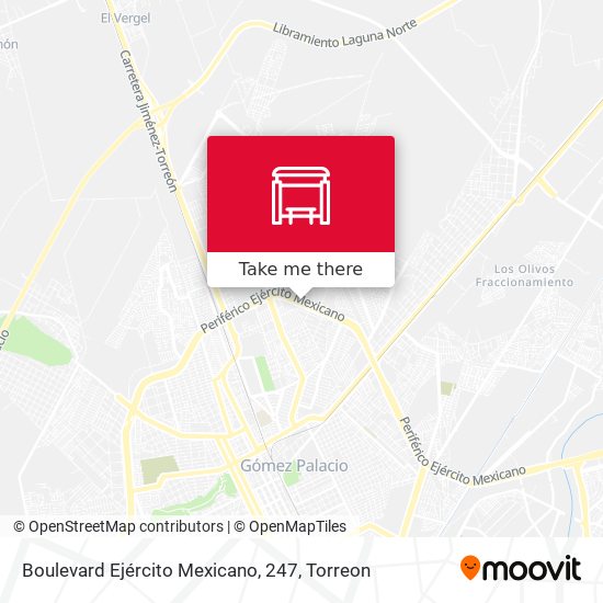 Boulevard Ejército Mexicano, 247 map