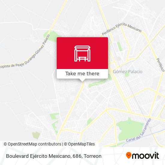 Boulevard Ejército Mexicano, 686 map