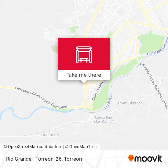 Mapa de Rio Grande - Torreon, 26