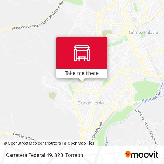 Carretera Federal 49, 320 map