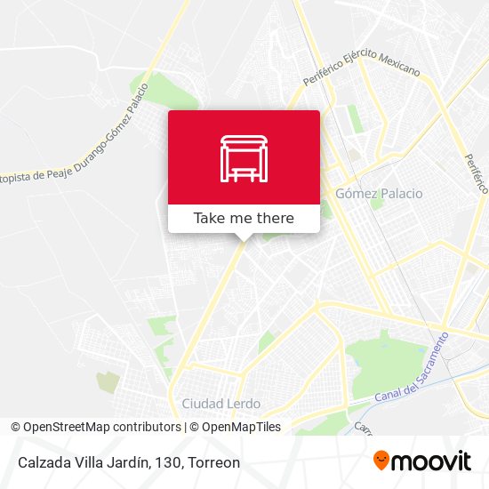 Calzada Villa Jardín, 130 map