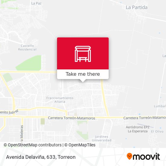 Mapa de Avenida Delaviña, 633