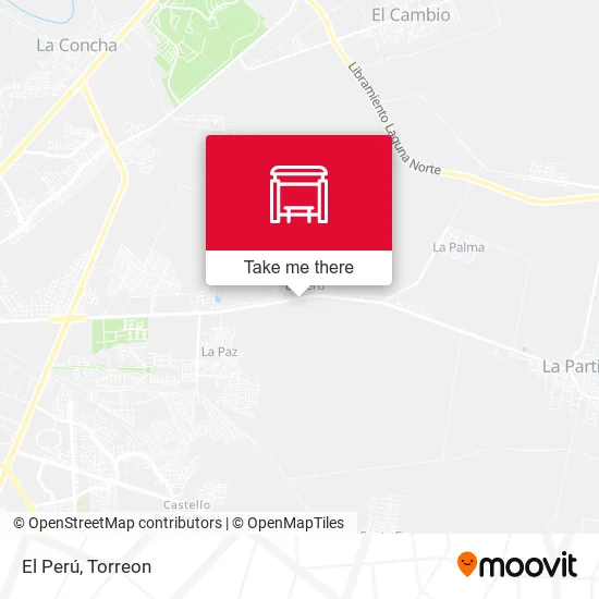 El Perú map