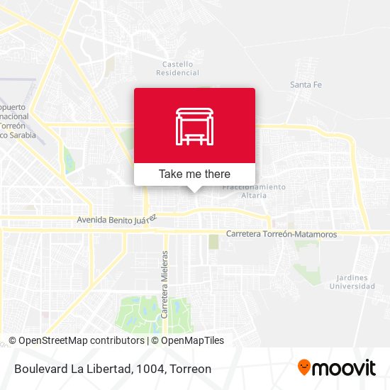 Boulevard La Libertad, 1004 map