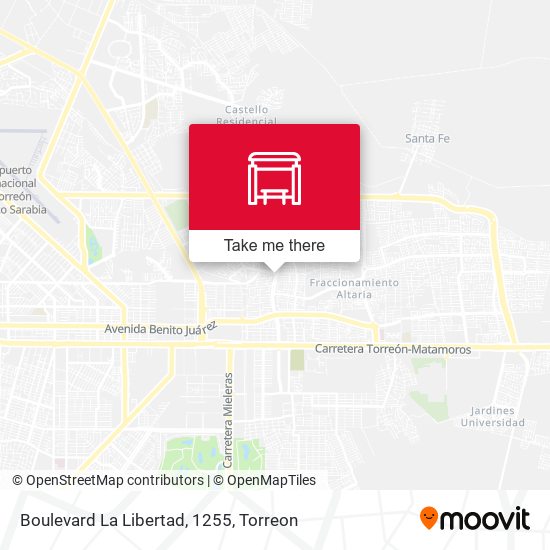 Boulevard La Libertad, 1255 map