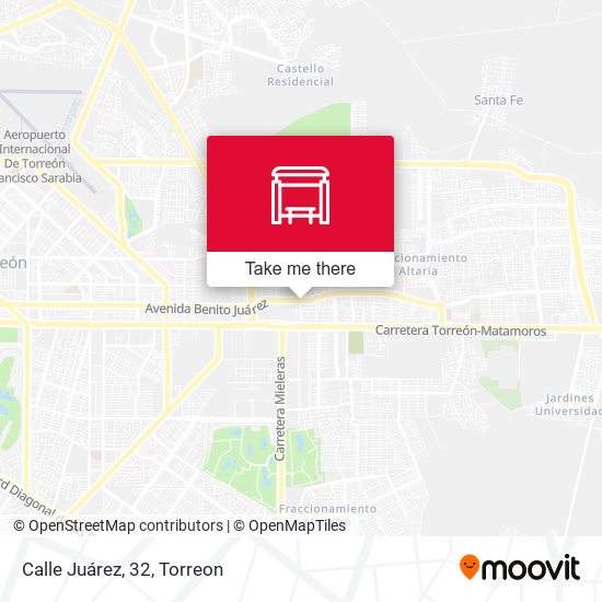 Mapa de Calle Juárez, 32