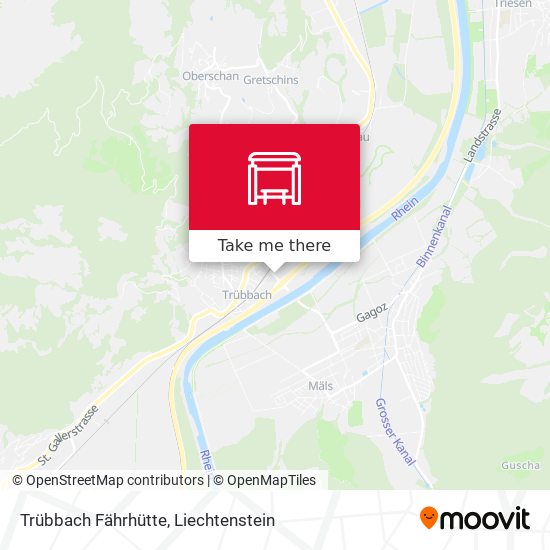 Trübbach Fährhütte map