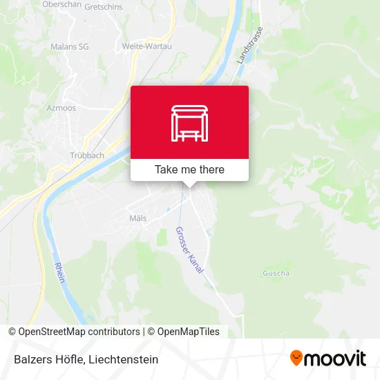 Balzers Höfle map