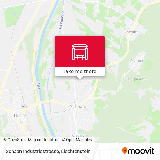 Schaan Industriestrasse map
