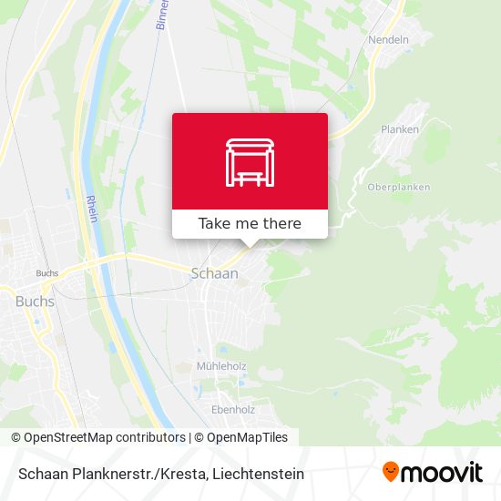 Schaan Planknerstr./Kresta map